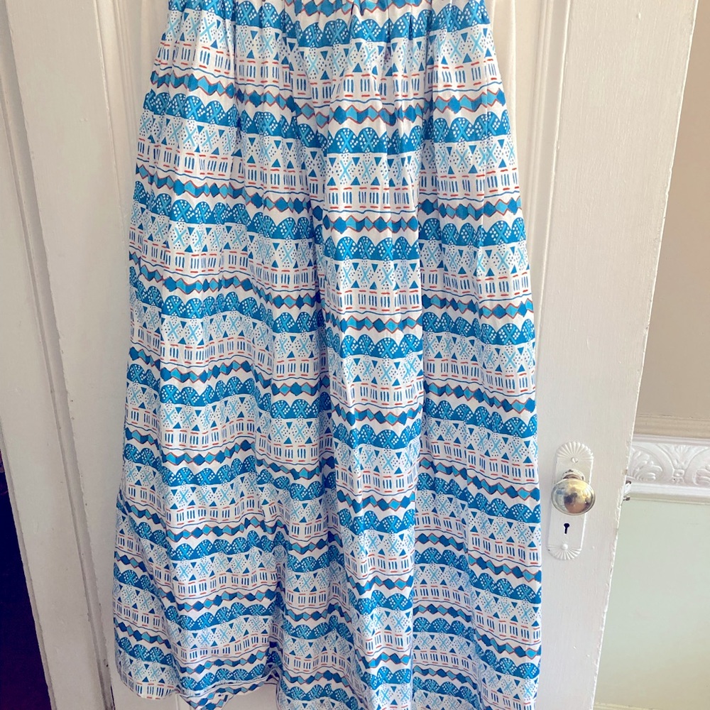 100% Cotton Maxi Skirt — Size Small
